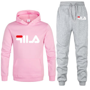 New Women sets Two-piece set hoodie+pants Fleece Autumn Winter Cotton Tracksuit men Printed Sweatshirt sets Women tracksuit