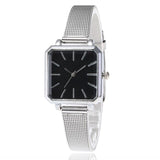 Square Fashion Bracelet Silver Women Watches 2019 Luxury Brand Ladies Watch Women Female Quartz-watch Wristwatch Zegarek Damski