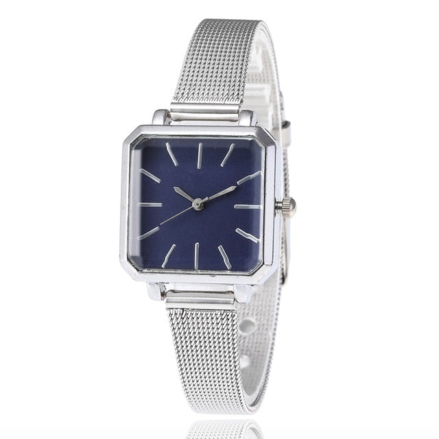 Square Fashion Bracelet Silver Women Watches 2019 Luxury Brand Ladies Watch Women Female Quartz-watch Wristwatch Zegarek Damski