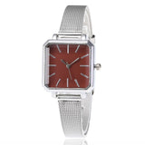 Square Fashion Bracelet Silver Women Watches 2019 Luxury Brand Ladies Watch Women Female Quartz-watch Wristwatch Zegarek Damski
