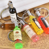 Random Men Rings Unisex Women Fashion Bag Holder Bottle Pendant Purse Chain For Car Key Chain Keyrings for Mobile