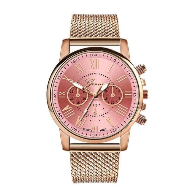 Hot Selling Geneva Women's Casual Silicone Strap Quartz Watch Top Brand Girls Bracelet WristWatch Women Relogio Feminino XB40