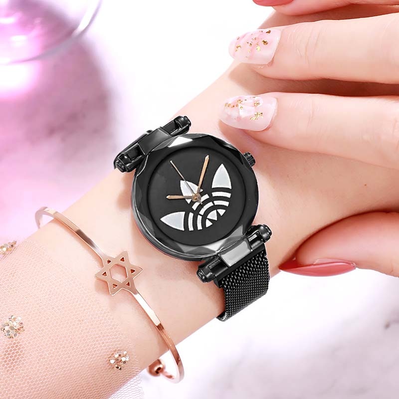 AD brand  Women Watches Ladies Starry Sky Watch with Magnetic strap Female Wristwatch relogio feminino reloj mujer quartz watch