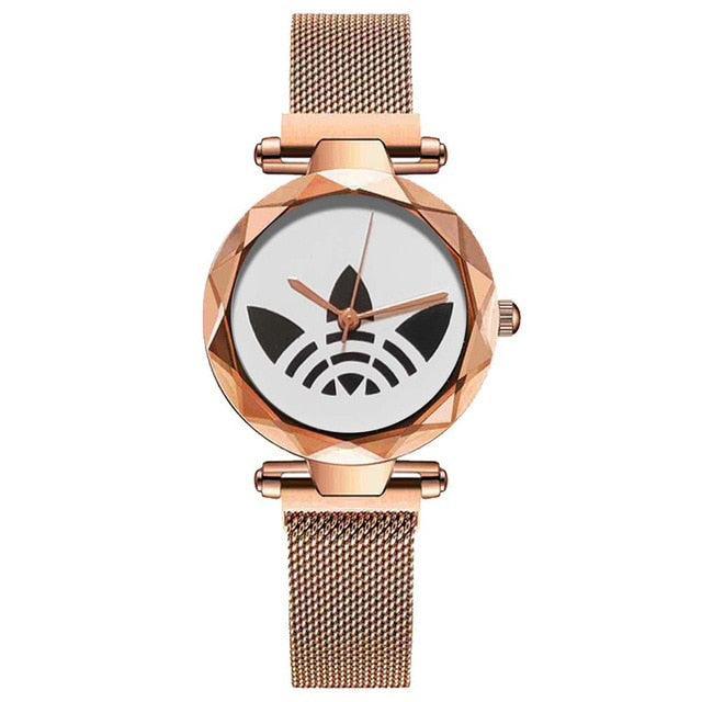 AD brand  Women Watches Ladies Starry Sky Watch with Magnetic strap Female Wristwatch relogio feminino reloj mujer quartz watch