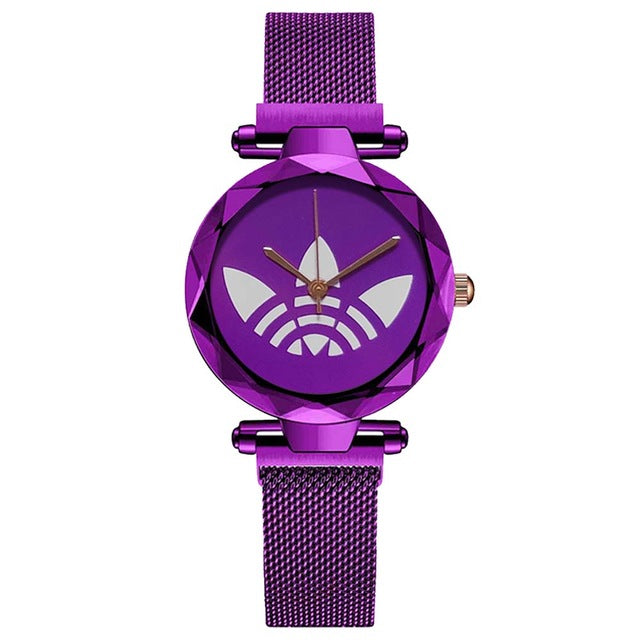 AD brand  Women Watches Ladies Starry Sky Watch with Magnetic strap Female Wristwatch relogio feminino reloj mujer quartz watch
