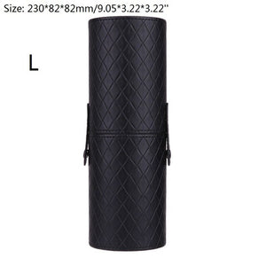 PU Leather Makeup Storage Holder Cosmetic Cup Case Box for Makeup Brush Pen