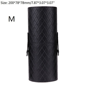 PU Leather Makeup Storage Holder Cosmetic Cup Case Box for Makeup Brush Pen