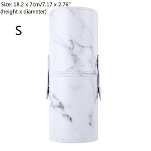 PU Leather Makeup Storage Holder Cosmetic Cup Case Box for Makeup Brush Pen
