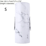 PU Leather Makeup Storage Holder Cosmetic Cup Case Box for Makeup Brush Pen