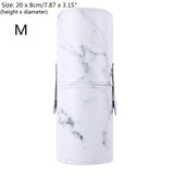 PU Leather Makeup Storage Holder Cosmetic Cup Case Box for Makeup Brush Pen