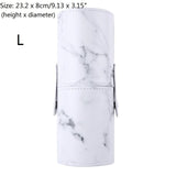 PU Leather Makeup Storage Holder Cosmetic Cup Case Box for Makeup Brush Pen