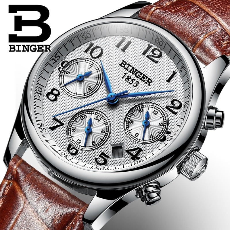 Switzerland BINGER Women Watches Luxury Brand Quartz Watch Women Waterproof Relogio Feminino Sapphire Clock Wristwatches B-603W6