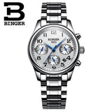 Switzerland BINGER Women Watches Luxury Brand Quartz Watch Women Waterproof Relogio Feminino Sapphire Clock Wristwatches B-603W6