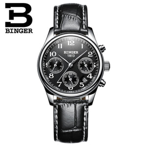 Switzerland BINGER Women Watches Luxury Brand Quartz Watch Women Waterproof Relogio Feminino Sapphire Clock Wristwatches B-603W6