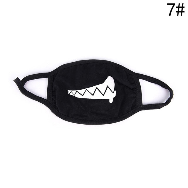 1PCSCotton Dustproof Mouth Face Mask Anime Cartoon Kpop Lucky Bear Women Men Muffle Face Mouth Masks