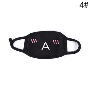 1PCSCotton Dustproof Mouth Face Mask Anime Cartoon Kpop Lucky Bear Women Men Muffle Face Mouth Masks
