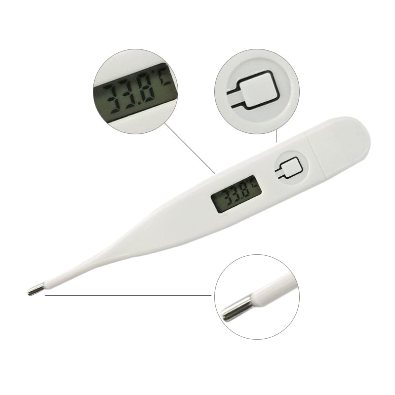 Protable Waterproof Digital Baby Thermometer Child Adult Body Digital LCD Thermometer Accurate Temperature Measurement