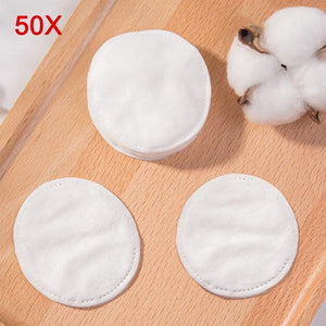 Acrylic Portable Round Container Storage Case Makeup Organizer Cotton & Pad Box Cosmetics Swab Q-tip Holder Wholesale