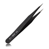 Fashion Nail Art Acrylic Gel Picking Tool Rhinestones Gem Decor Black Eyelash Tweezers DIY hand clip 1.0MM