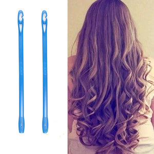 18/20pcs 20/45/55/65cm Plastic Long Diameter 2.5cm Magic Hair Curler Magic Hair Roller Spiral Curls Easy Usage