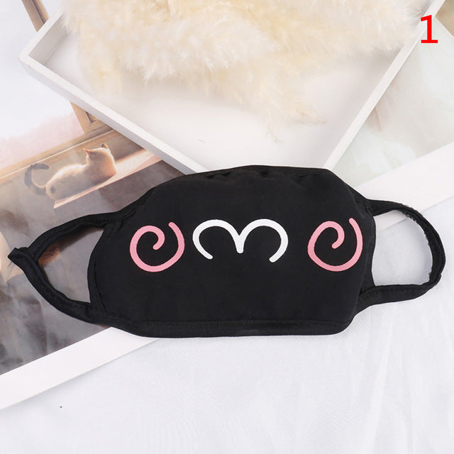 HOT 1pc EXO Chan Yeol Bear Mouth Mask Muffle EXO-K Chanyeol Face Respirator Cartoon Anti Dust Mask Kpop Cotton Mouth Mask