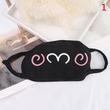 HOT 1pc EXO Chan Yeol Bear Mouth Mask Muffle EXO-K Chanyeol Face Respirator Cartoon Anti Dust Mask Kpop Cotton Mouth Mask