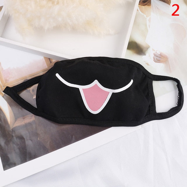 HOT 1pc EXO Chan Yeol Bear Mouth Mask Muffle EXO-K Chanyeol Face Respirator Cartoon Anti Dust Mask Kpop Cotton Mouth Mask
