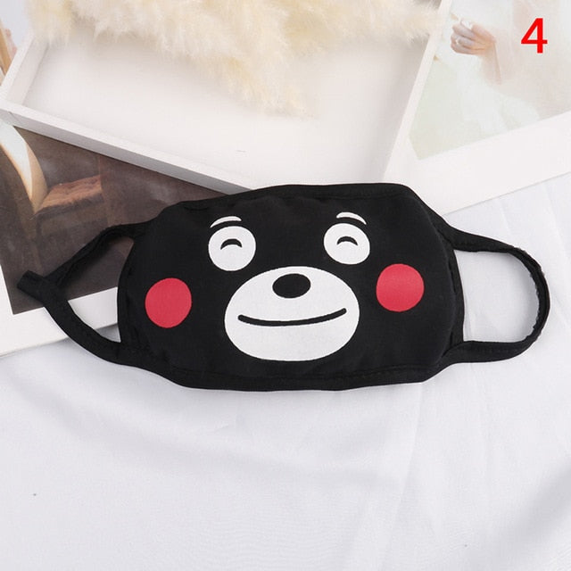 HOT 1pc EXO Chan Yeol Bear Mouth Mask Muffle EXO-K Chanyeol Face Respirator Cartoon Anti Dust Mask Kpop Cotton Mouth Mask