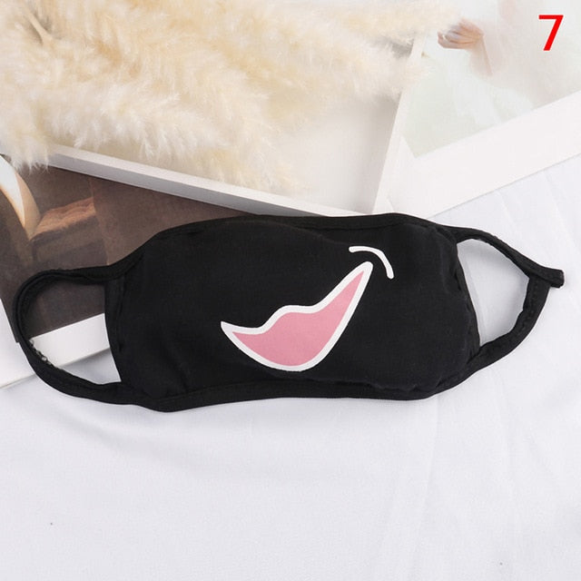 HOT 1pc EXO Chan Yeol Bear Mouth Mask Muffle EXO-K Chanyeol Face Respirator Cartoon Anti Dust Mask Kpop Cotton Mouth Mask