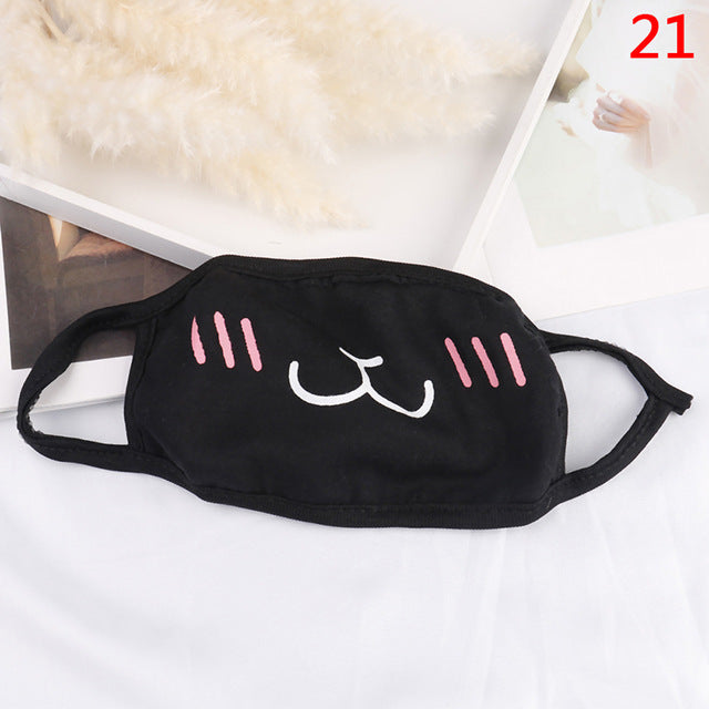 HOT 1pc EXO Chan Yeol Bear Mouth Mask Muffle EXO-K Chanyeol Face Respirator Cartoon Anti Dust Mask Kpop Cotton Mouth Mask