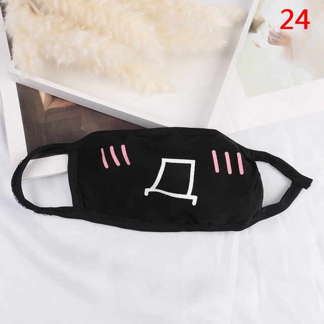 HOT 1pc EXO Chan Yeol Bear Mouth Mask Muffle EXO-K Chanyeol Face Respirator Cartoon Anti Dust Mask Kpop Cotton Mouth Mask