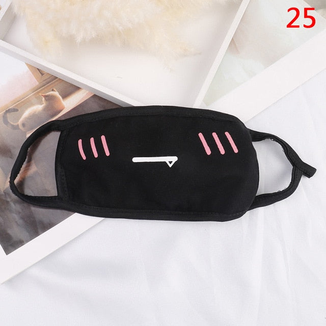 HOT 1pc EXO Chan Yeol Bear Mouth Mask Muffle EXO-K Chanyeol Face Respirator Cartoon Anti Dust Mask Kpop Cotton Mouth Mask