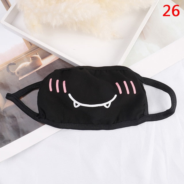 HOT 1pc EXO Chan Yeol Bear Mouth Mask Muffle EXO-K Chanyeol Face Respirator Cartoon Anti Dust Mask Kpop Cotton Mouth Mask