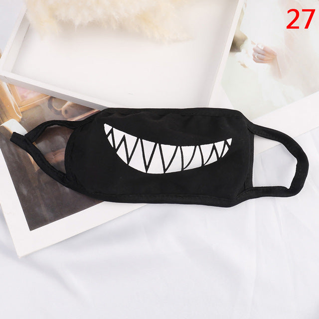HOT 1pc EXO Chan Yeol Bear Mouth Mask Muffle EXO-K Chanyeol Face Respirator Cartoon Anti Dust Mask Kpop Cotton Mouth Mask