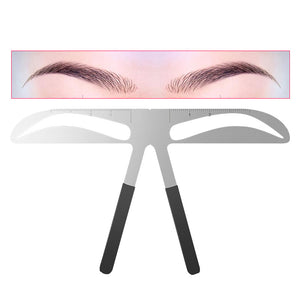 DIY Eyebrow Ruler Makeup Shaping Position Measure Tools Eyebrow Stencils Maquiagem Ruler Beauty Balance Tattoo Stencil Template