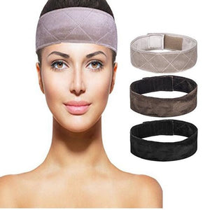 New Arrival Hand Made Non-Slip Wig Grip Band With Double Sided Velvet Adjustable Wig Hair Band Headband In Brown/Black/Blonde