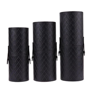 PU Leather Makeup Storage Holder Cosmetic Cup Case Box for Makeup Brush Pen