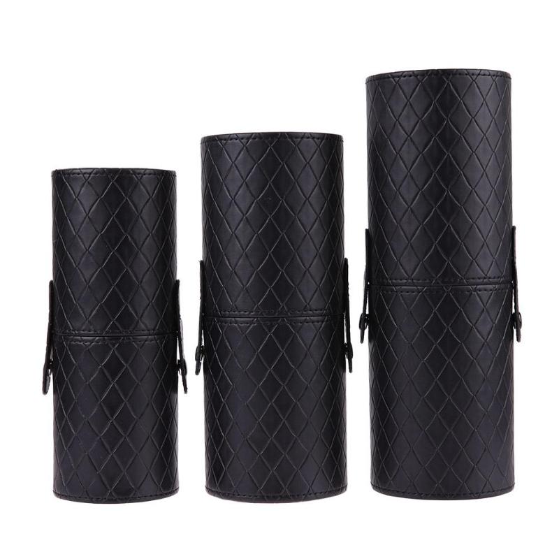 PU Leather Makeup Storage Holder Cosmetic Cup Case Box for Makeup Brush Pen