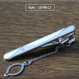New Tie Clip Fashion Style Necktie Men Metal Silver Simple Bar Clasp Practical Bowtie Clasp Tie Pin for Mens Gift Accessories