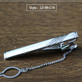 New Tie Clip Fashion Style Necktie Men Metal Silver Simple Bar Clasp Practical Bowtie Clasp Tie Pin for Mens Gift Accessories