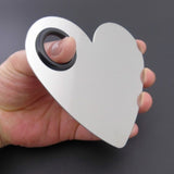 Professional Cosmetic Nail Makeup Mixing Palette Spatula Tool High Quality  Stainless Steel Hands-free Matte Packing