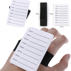 Hot Sale 2 Styles Fake Eyelash Tray Strip Stand Individual Eyelash Extensions Hand Plate Eye Lash Grafting Stand Palette Tool