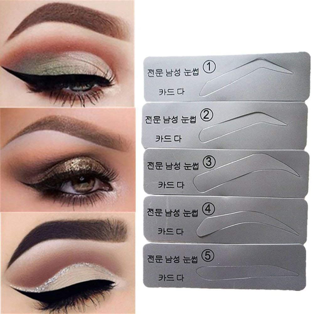 Eyebrow Stencil Eyebrow Shapeing Kits Templates Shaper Set of 5