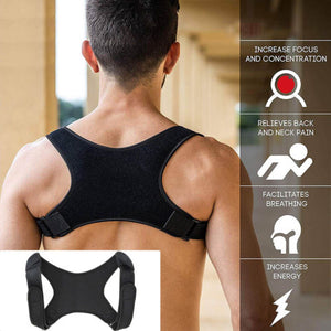 Adjustable Adult Corset Back Posture Corrector Therapy Shoulder Lumbar Brace Spine Support Belt Posture Correction For Men Women