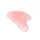 Rose Quartz Jade Guasha Board Natural Stone Scraper Chinese Gua Sha Tools For Face Neck Back Body Acupuncture Pressure Therapy